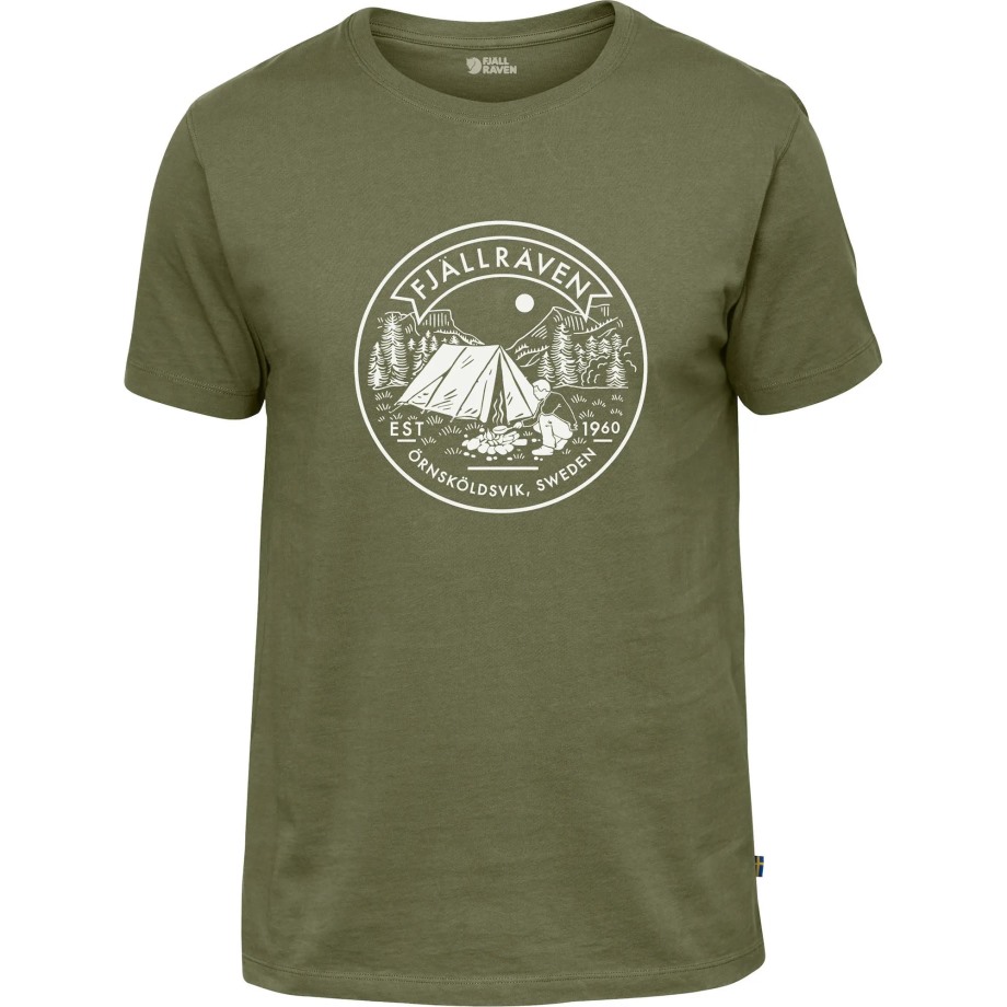 Green Lägerplats T-Shirt M Hot New - Fjällräven