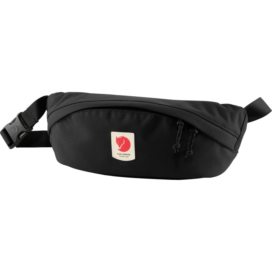 Hot New - Fjällräven Black Ulvö Hip Pack Medium