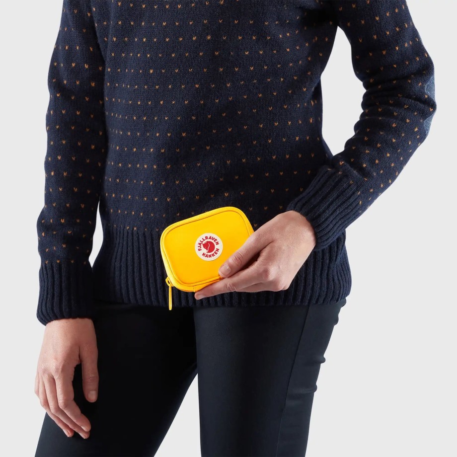 Kånken Card Wallet Hot New - Fjällräven Spicy Orange