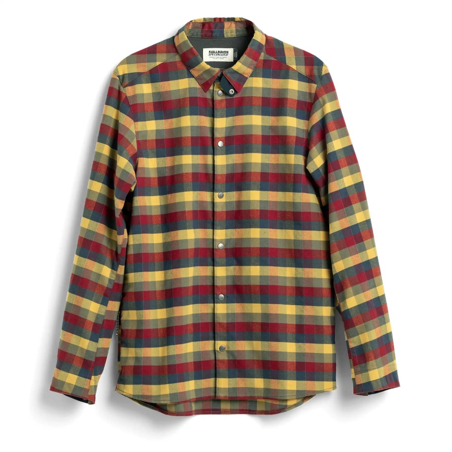 Hot New - Fjällräven Flag Check S/F Rider'S Flannel Shirt Ls M