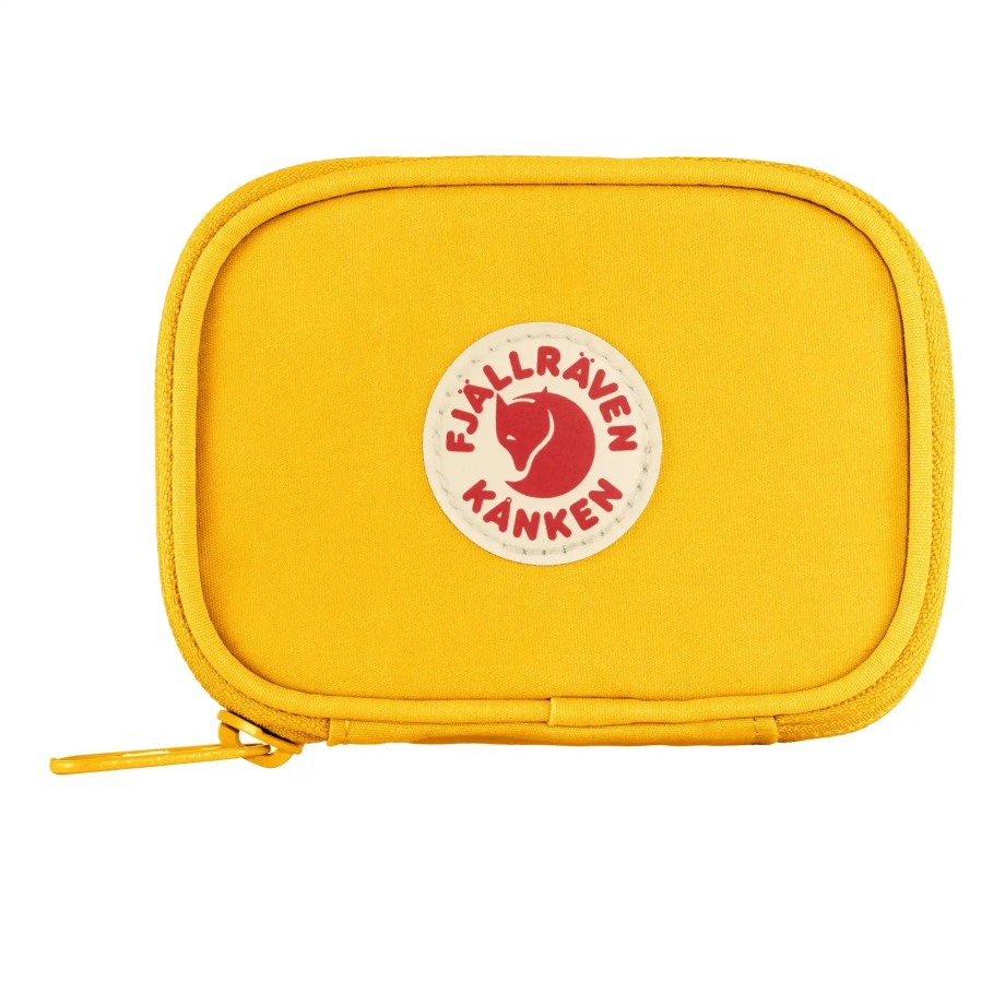 Kånken Card Wallet Hot New - Fjällräven Warm Yellow