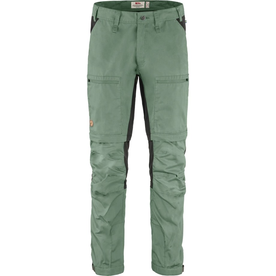 Hot New - Fjällräven Patina Green-Dark Grey Abisko Lite Trekking Zip-Off M Reg