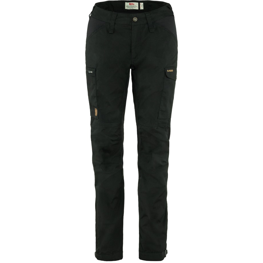 Hot New - Fjällräven Black Kaipak Trousers Curved W
