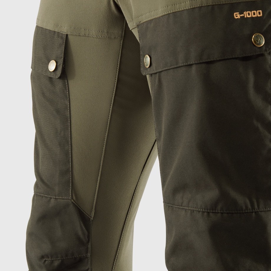 Deep Forest-Laurel Green Fashion Hot New - Fjällräven Keb Trousers M Reg